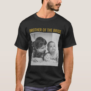 Camiseta Irmão da Noiva Foto Personalizada Vintage