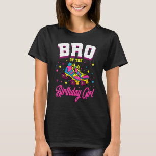Camiseta Irmão Da Rapariga De Aniversário Skates De Caipira