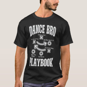 Camiseta Irmão de Dança Playbook Comp Engraçado Dançando Or