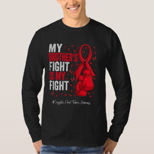 Camiseta Irmão de Fita Vermelha Insuficiência Cardíaca Cong