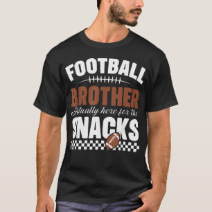 Camiseta Irmão de Futebol Jogador de Futebol Engraçado