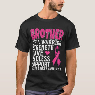 Camiseta Irmão de um Cancer de guerreiro de consciência