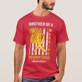 Camiseta Irmão de um Cancer de infância guerreiro