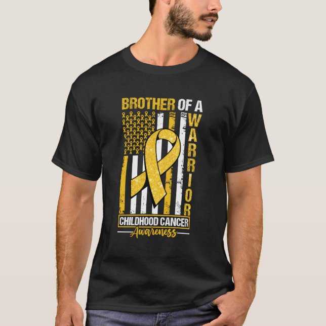 Camiseta Irmão De Um Cancer De Infância Guerreiro Fl (Frente)