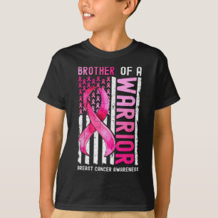 Camiseta Irmão De Um Cancer De Mama Guerreiro, U.A Flag Awa