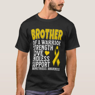 Camiseta Irmão de um Guerreiro Suporte Conscientização Endo