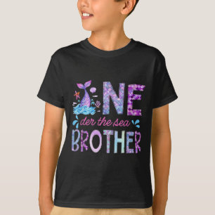 Camiseta Irmão debaixo do mar de um ano de idade Aniversari