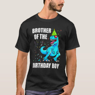 Camiseta Irmão Dinossauro Do Aniversário, Big Brother M
