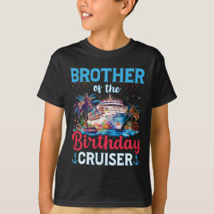 Camiseta Irmão Do Aniversário Cruiser Divertido Presente De