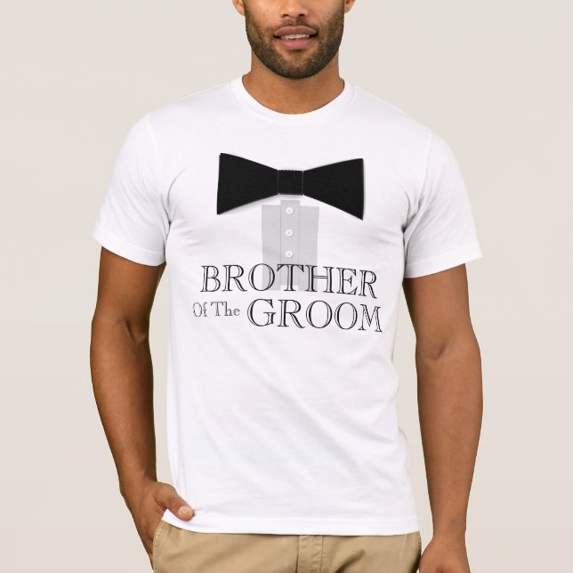 Camiseta Irmão do Arco do Groom Tie (Frente)