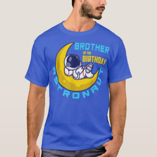 Camiseta Irmão Do Astronauta Astronauta Birthday T-S