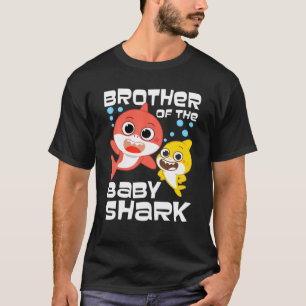 Camiseta Irmão Do Bebê Aniversário Tubarão Irmão Tubar