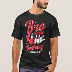Camiseta Irmão Do Celebrato Da Família De Boliches Birthday