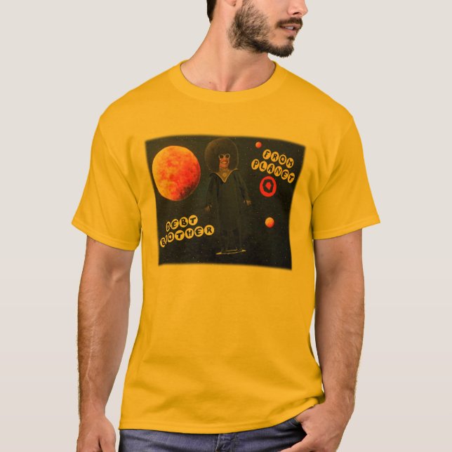 Camiseta Irmão do débito do planeta O (Frente)