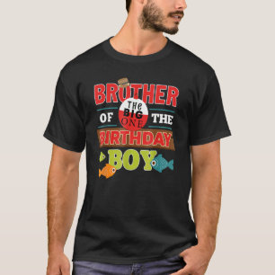 Camiseta Irmão Do Garoto De Aniversário Grande Família De P