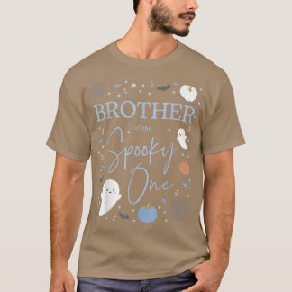 Camiseta Irmão do Garoto do Primeiro Aniversário da Spooky 