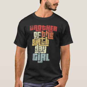 Camiseta Irmão do jogo gráfico Vintage Girl