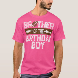Camiseta Irmão Do Menino Do Aniversário Futebol 1º Aniversá