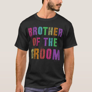 Camiseta IRMÃO DO NOIVO Cortejo Bridal Família Amigo