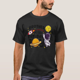 Camiseta Irmão Do Tema Espacial Do Astronauta Astronauta De