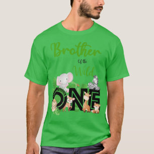 Camiseta Irmão do Zoológico Selvagem Feliz Aniversário Jung