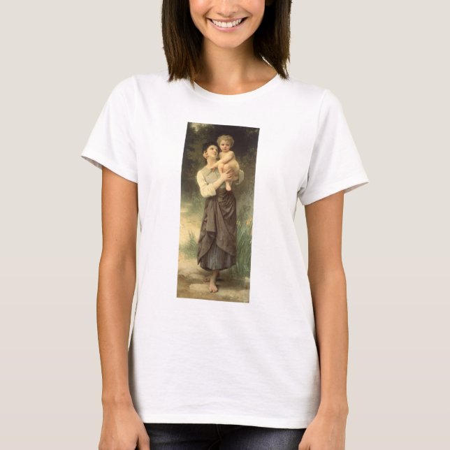 Camiseta Irmão e Irmã de William Adolphe Bouguereau (Frente)