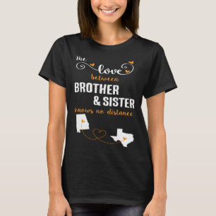 Camiseta Irmão e Irmã Mostram Amor Em Todo o Mundo