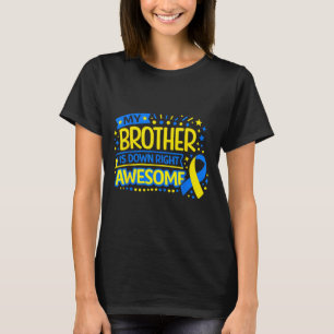 Camiseta Irmão é Muito Incrível Síndrome de Down
