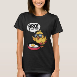 Camiseta Irmão é Você Frango Engraçado Ovo Rir Diversão Com