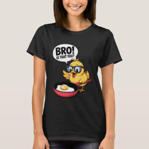 Camiseta Irmão é Você Frango Engraçado Ovo Rir Diversão Com
