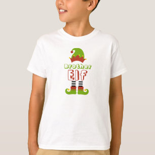 Camiseta Irmão Elf Natal Xmas Bonito T-Shirt