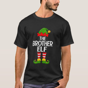 Camiseta Irmão Elfo Natal Correspondente Família Elfo Esqua