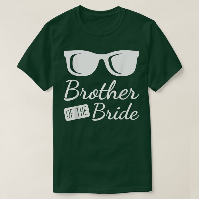 Camiseta Irmão Engraçado Da Família Noiva Bridal P (Frente do Design)