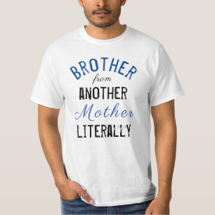 Camiseta Irmão Engraçado de Outra Mãe Família DNA Genes