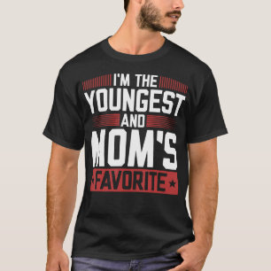 Camiseta Irmão Engraçado EU SOU O MAIS NOVO E O FAVORITO DA