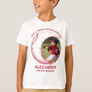 Camiseta Irmão Equipe de Beisebol Alto e Orgulhoso