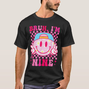 Camiseta Irmão Eu Estou Com Nove 9 Aniversário De 9 Anos Me