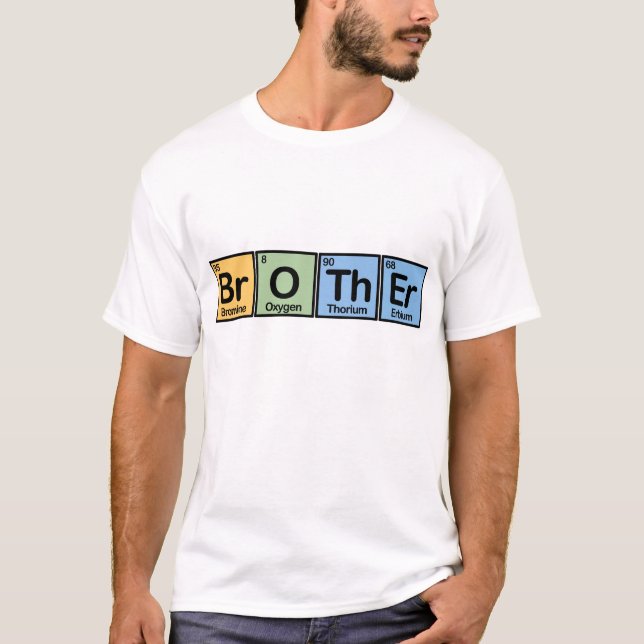 Camiseta Irmão feito dos elementos (Frente)