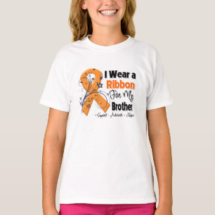 Camiseta Irmão - fita da leucemia