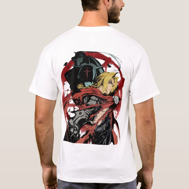 Camiseta irmão fullmetal alchemist (Verso)