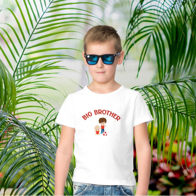 Camiseta Irmão Grande com Irmão Bebê Orgulhoso (Criador carregado)