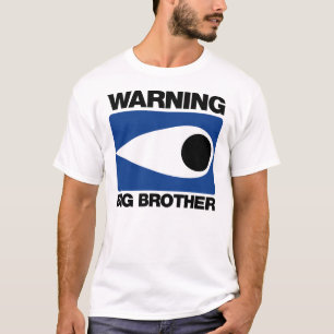 Camiseta irmão grande de advertência