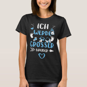 Camiseta Irmão Ich foi grosseiro Bruder Baby Boy Sayings