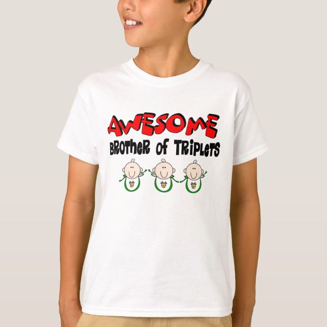 CAMISETA IRMÃO INCRÍVEL DOS TRIPLETS (Frente)