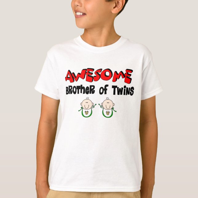 CAMISETA IRMÃO INCRÍVEL DOS TWINS (Frente)