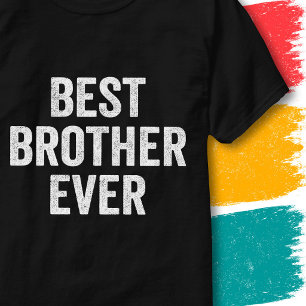 Camiseta Irmão Incrível Retro Vintage Melhor Irmão de Todos