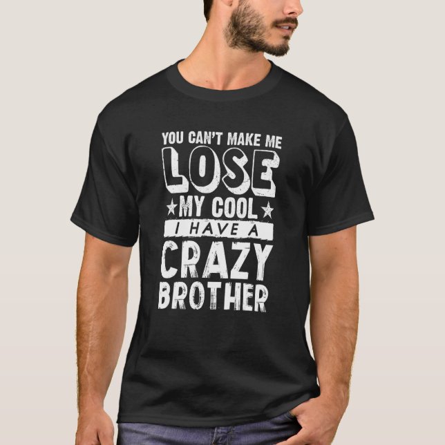 Camiseta Irmão Irmã não pode Perder meu Legal Eu tenho uma  (Frente)