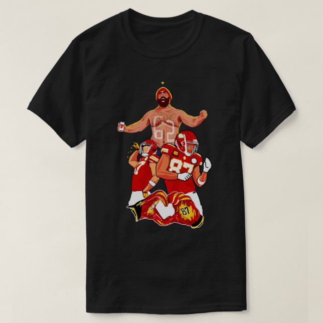 Camiseta Irmão Kelce Travis KELCE xkelce TShirt (Frente do Design)
