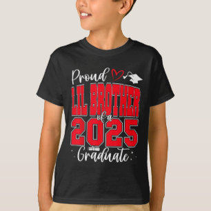 Camiseta Irmão Lil Orgulhoso De Um Licenciado De Formando D