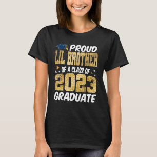 Camiseta Irmão Lil Orgulhoso de um Mais velho Formando Clas